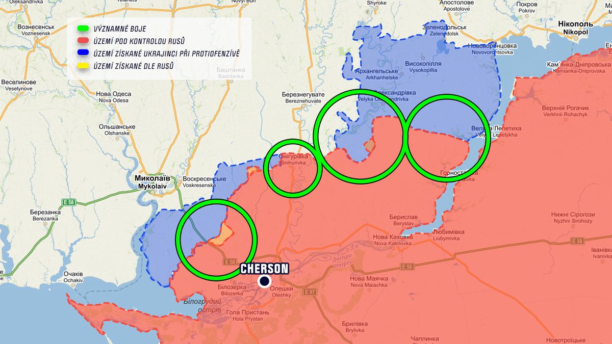 „Rychle a silně.“ Ukrajinci získali na jihu země 1000 kilometrů čtverečních za pět dnů